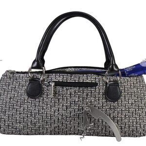 Primeware Insulated Wine Tote/Handbag - Tweed Design